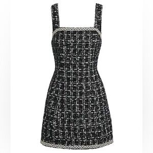 Alice Olivia Liran Tweed Dress